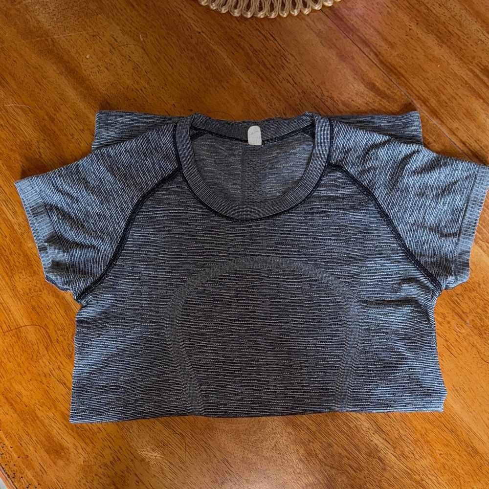 Gray Women's Athletic Top